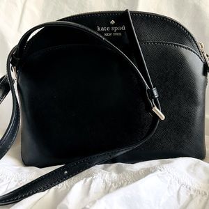 Kate Spade dome crossbody - Black  excellent condition - barely used